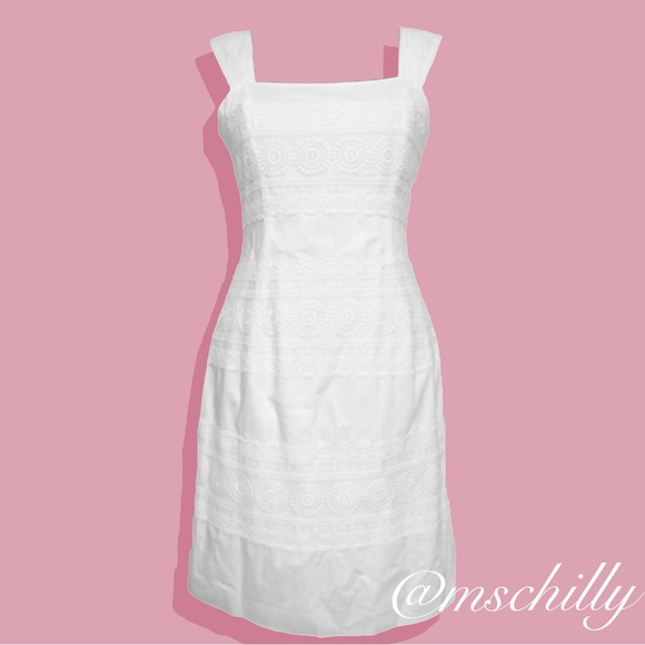Lilly Pulitzer Dresses & Skirts - Lilly Pulitzer For the Love of Lace Bree White Sleeveless Dress 0
